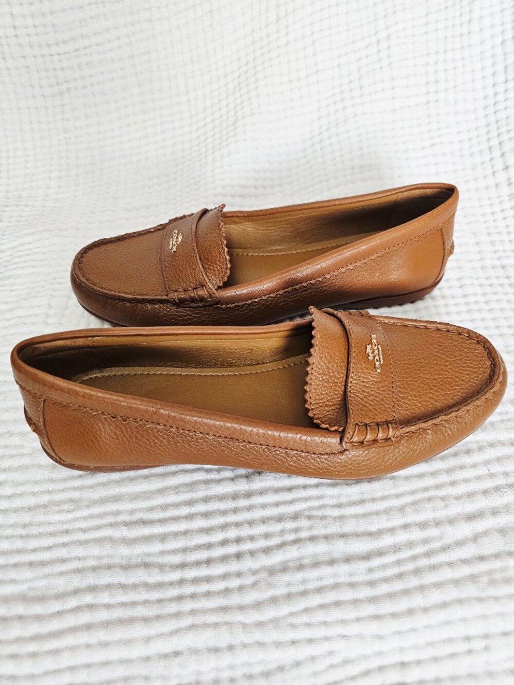 Coach Odette Moccasin Loafer | British Tan Leather | Sz 8 | NWOT - Picture 5 of 10